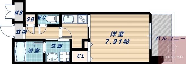 グランシス江坂の物件間取画像